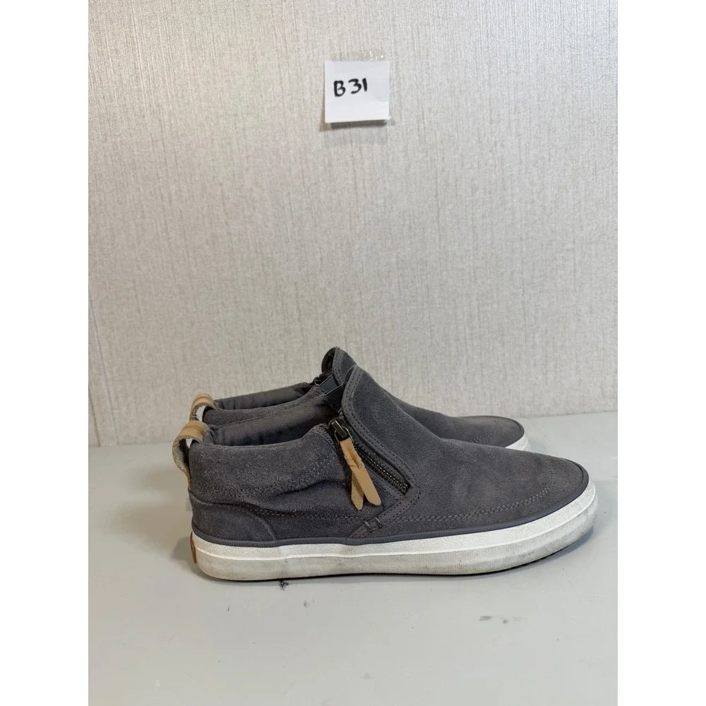 Sperry Topsider Zip Up Sneaker Womans Size 8 Grey‎